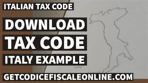 italian tax code